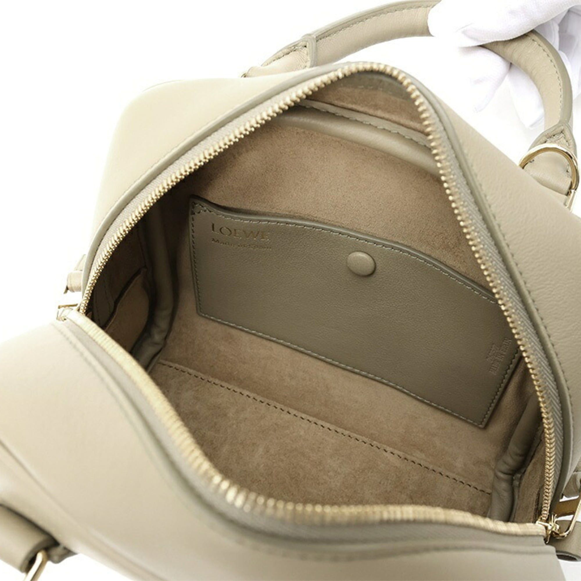 Loewe Loewe Amazona 16 Square Bag A039N21X01 Napa Calf Leather Clay Green Size ONE SIZE - 7 Thumbnail