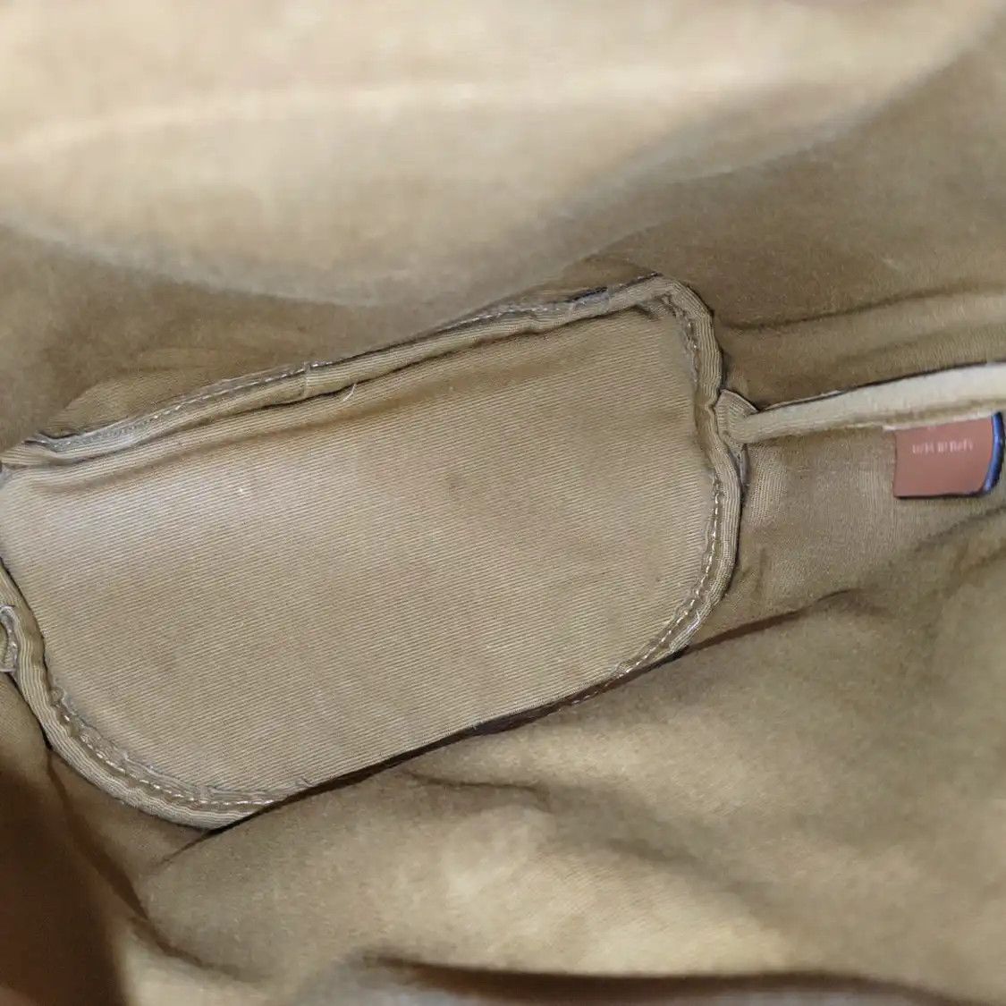 Celine CELINE TRIOMPHE mini dark browncoated canvas Triomphe backpack gold hardware Size ONE SIZE - 8 Thumbnail