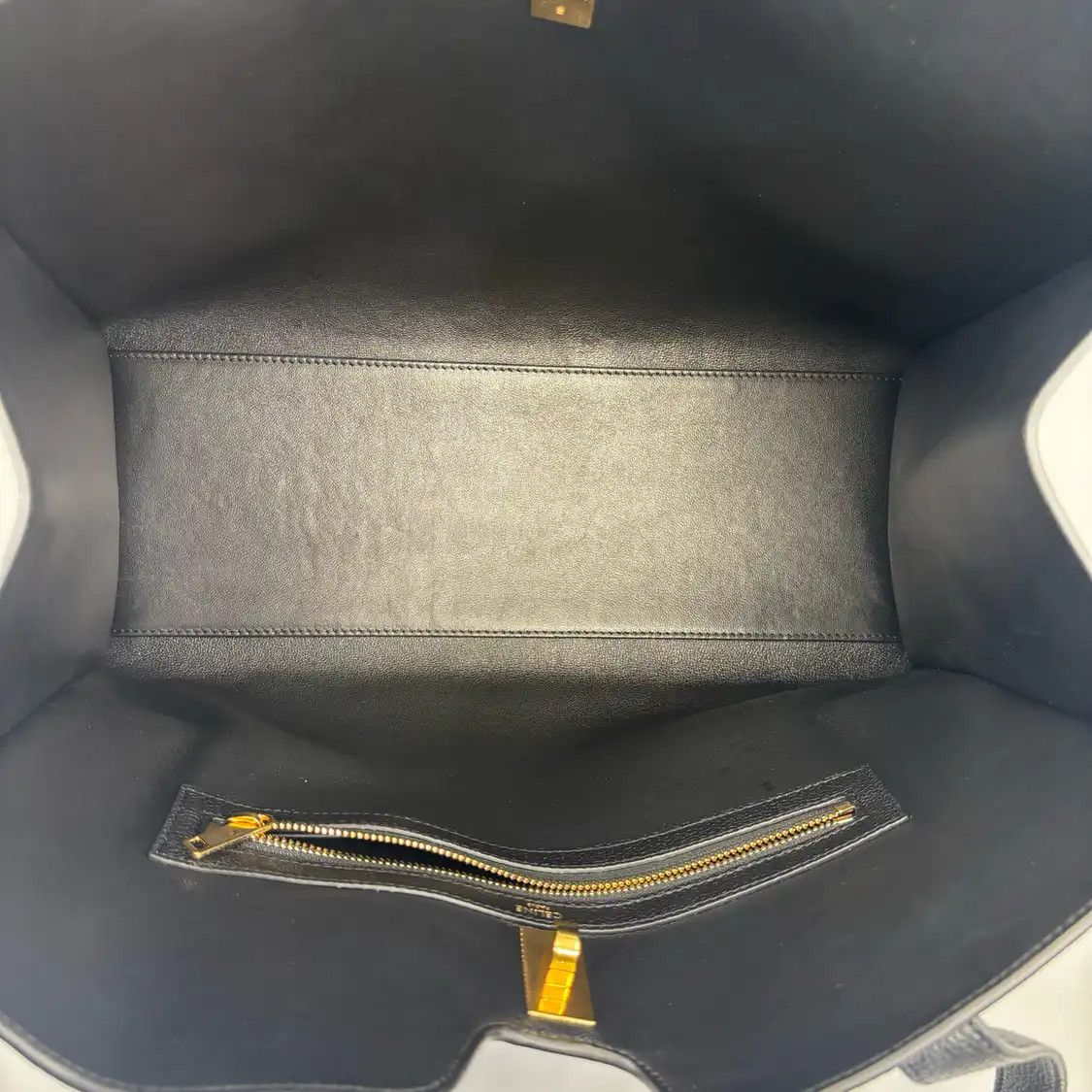 Celine CELINE 16 black cowhide leather shoulder bag Size ONE SIZE - 10 Thumbnail