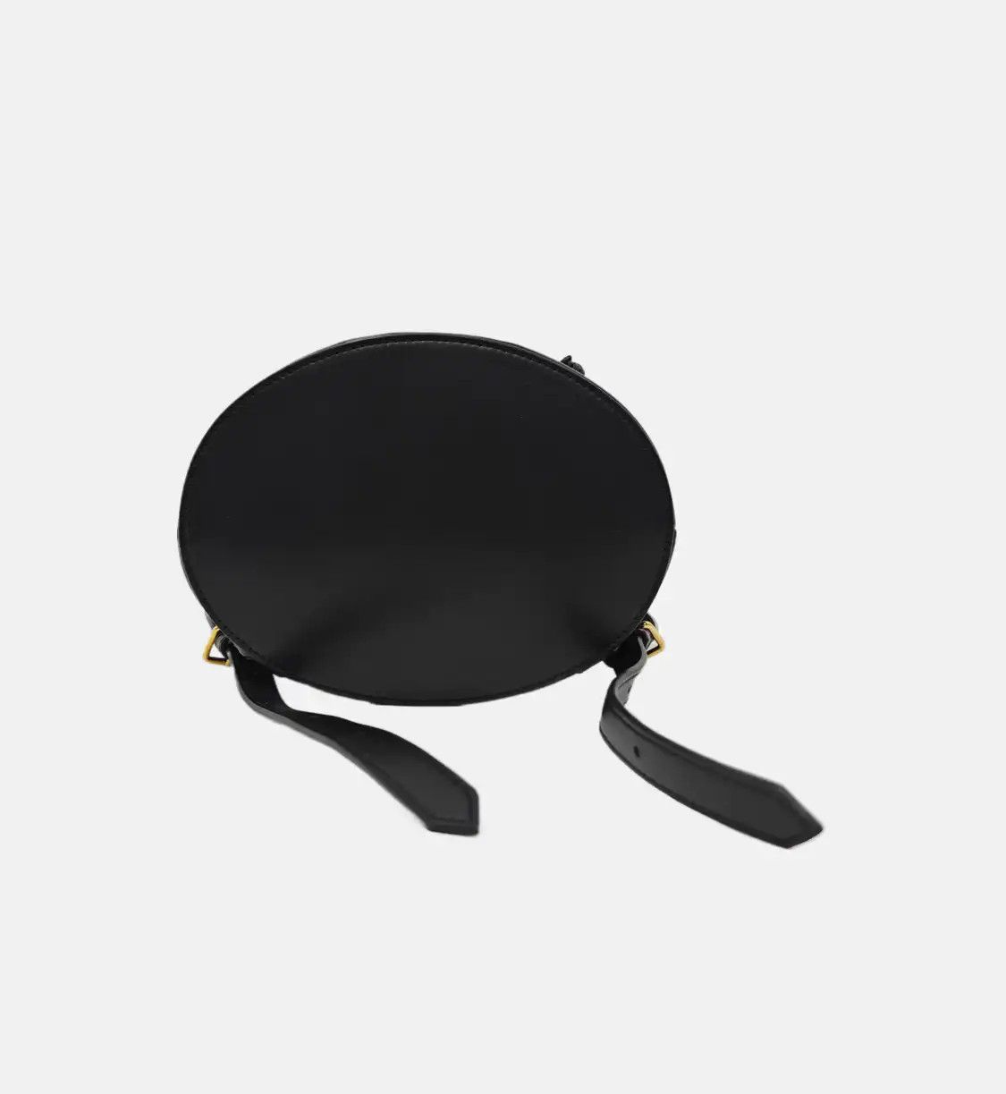 Celine CELINE BONNIE black cowhide leather Triomphe backpack handbag gold hardware Size ONE SIZE - 7 Thumbnail