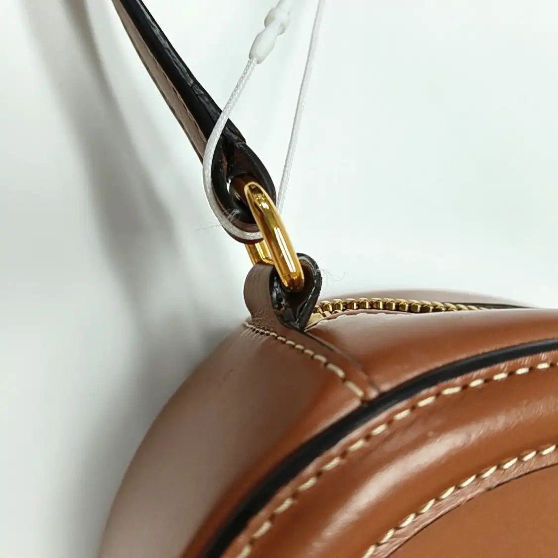 Celine CELINE TRIOMPHE brown cowhide leather Triomphe flap bag shoulder bag crossbody g Size ONE SIZE - 10 Thumbnail