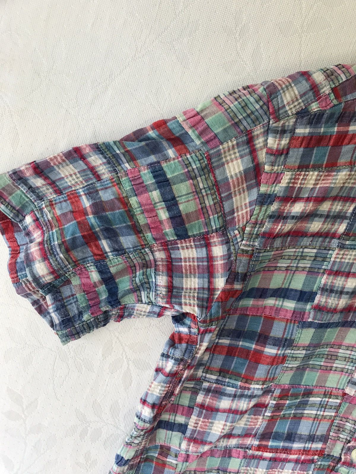 Japanese Brand TTU PATCHWORK UNTRUCTURE SHIRT MADE IN JAPAN Size US S / EU 44-46 / 1 - 6 Thumbnail