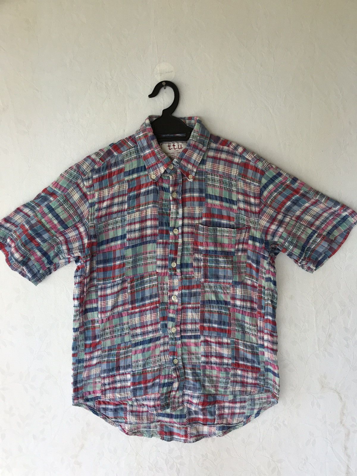 Japanese Brand TTU PATCHWORK UNTRUCTURE SHIRT MADE IN JAPAN Size US S / EU 44-46 / 1 - 1 Thumbnail