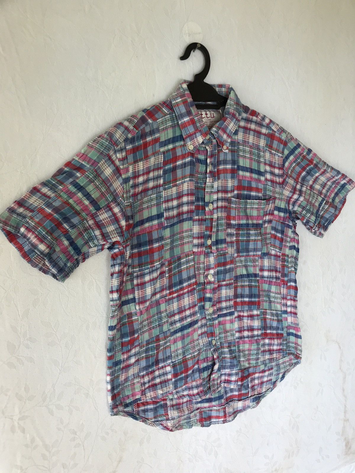 Japanese Brand TTU PATCHWORK UNTRUCTURE SHIRT MADE IN JAPAN Size US S / EU 44-46 / 1 - 3 Thumbnail