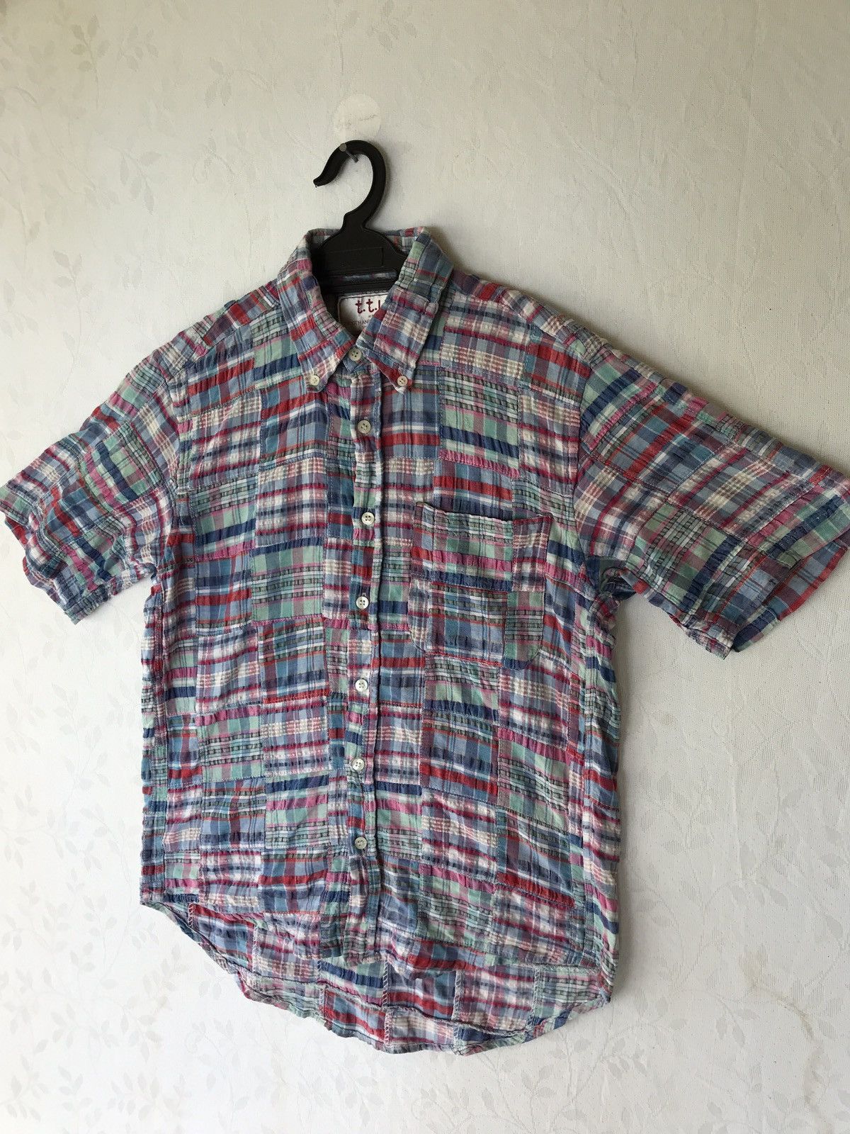 Japanese Brand TTU PATCHWORK UNTRUCTURE SHIRT MADE IN JAPAN Size US S / EU 44-46 / 1 - 4 Thumbnail