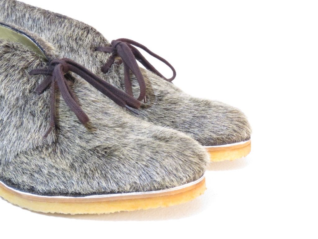 Comme des Garcons 1999 Fur Chukka Shoes Size US 8 / EU 41 - 3 Thumbnail
