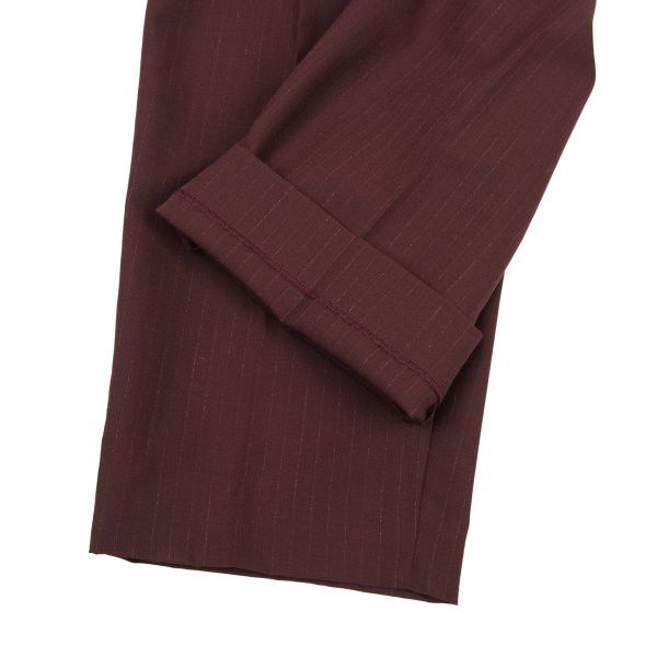 Jean Paul Gaultier Jean Paul GAULTIER HOMME Wool Pants Bordeaux Size 48 Size US 33 - 7 Thumbnail