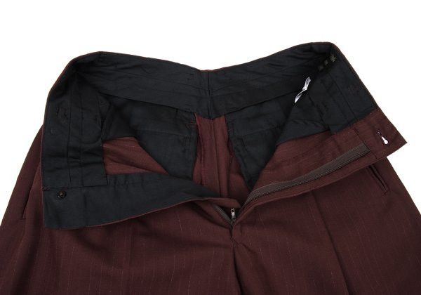 Jean Paul Gaultier Jean Paul GAULTIER HOMME Wool Pants Bordeaux Size 48 Size US 33 - 5 Thumbnail