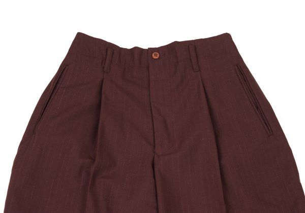 Jean Paul Gaultier Jean Paul GAULTIER HOMME Wool Pants Bordeaux Size 48 Size US 33 - 2 Thumbnail