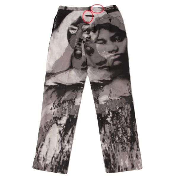 Jean Paul Gaultier Jean Paul GAULTIER HOMME Face Graphic Pants White Size 50 Size US 30 / EU 46 - 11 Thumbnail