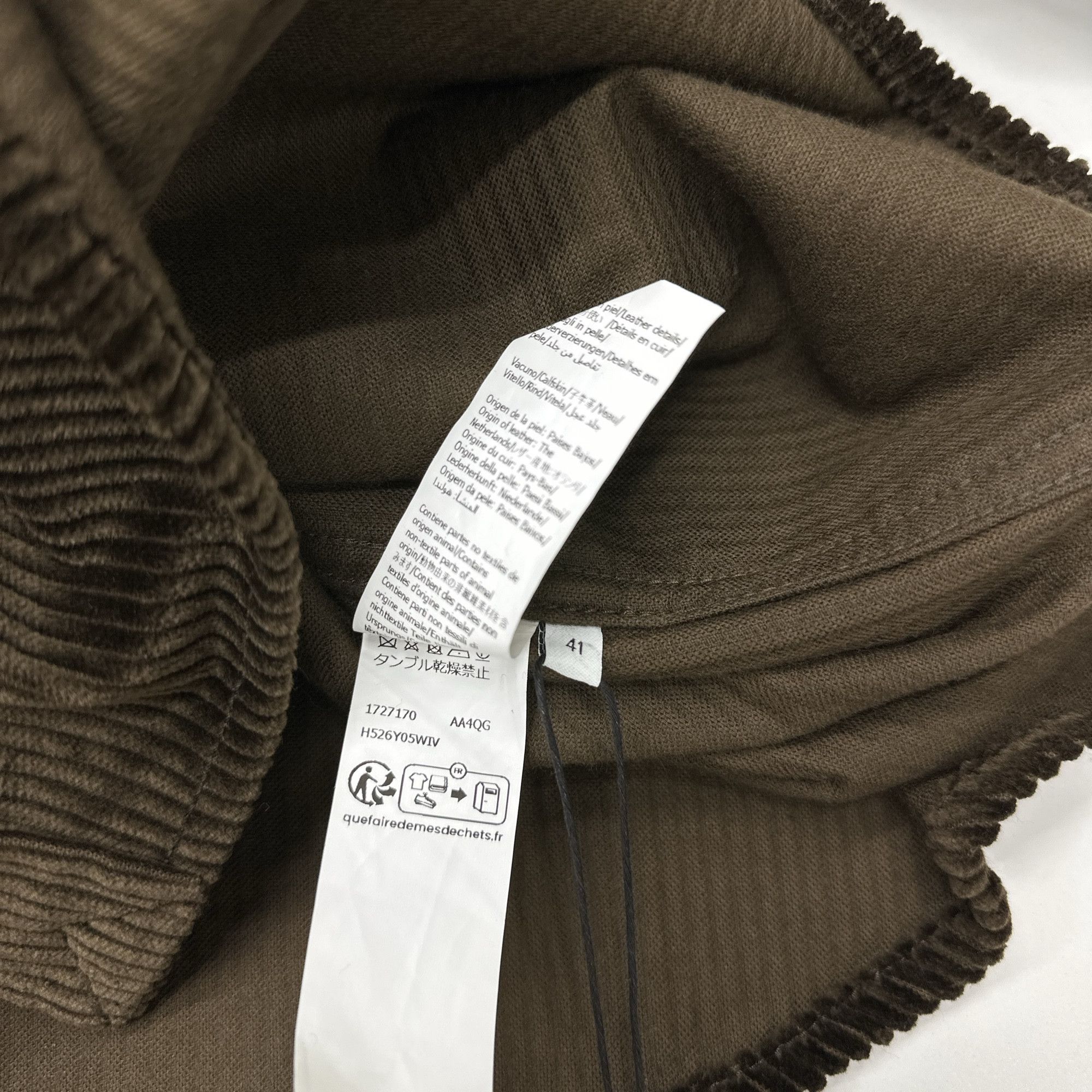 Loewe Loewe Leather Patch Corduroy Shirt US M Size US M / EU 48-50 / 2 - 3 Thumbnail