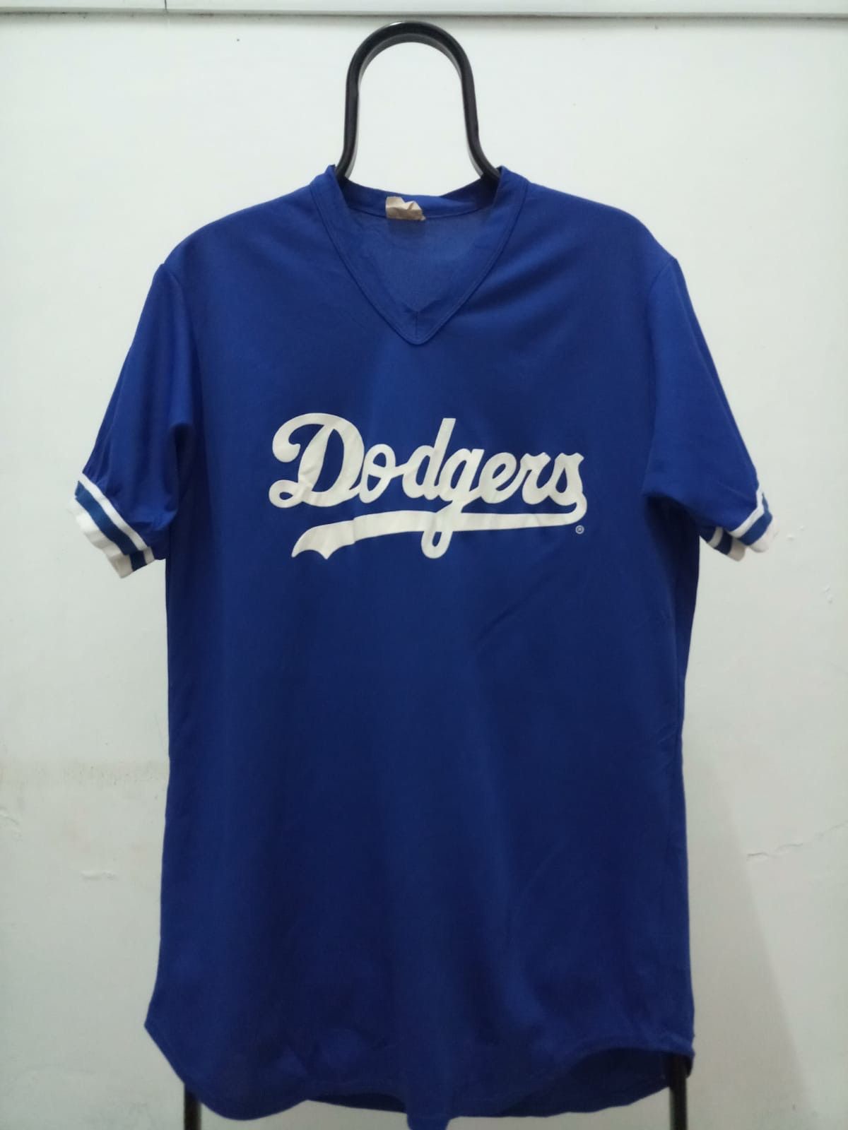 Maillot Baseball Majestic Authentique Adrian Gonzalez – Dodgers De LA – Gris Bleu Rouge – Taille 48