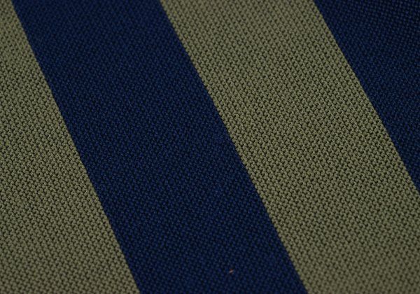 CFCL CFCL 24AW Poly Stripe Knit Shirt Navy Khaki Size 3 Size US L / EU 52-54 / 3 - 10 Thumbnail