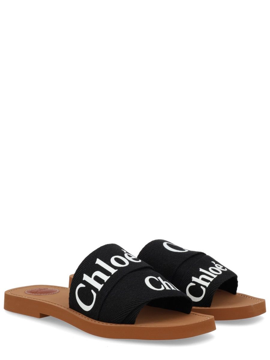 Chloe Chloé Sandal Slide "Woody" - Black (IT 38) Size US 8 / IT 38 - 2 Thumbnail
