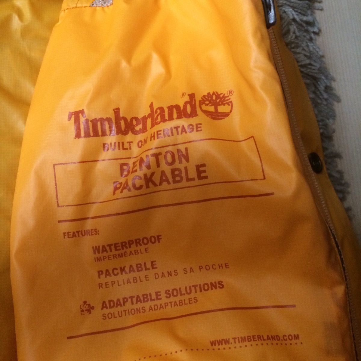 Timberland 🔥🔥🔥RARE Timberland Benton Packable Raincoat Jacket Size US S / EU 44-46 / 1 - 4 Thumbnail