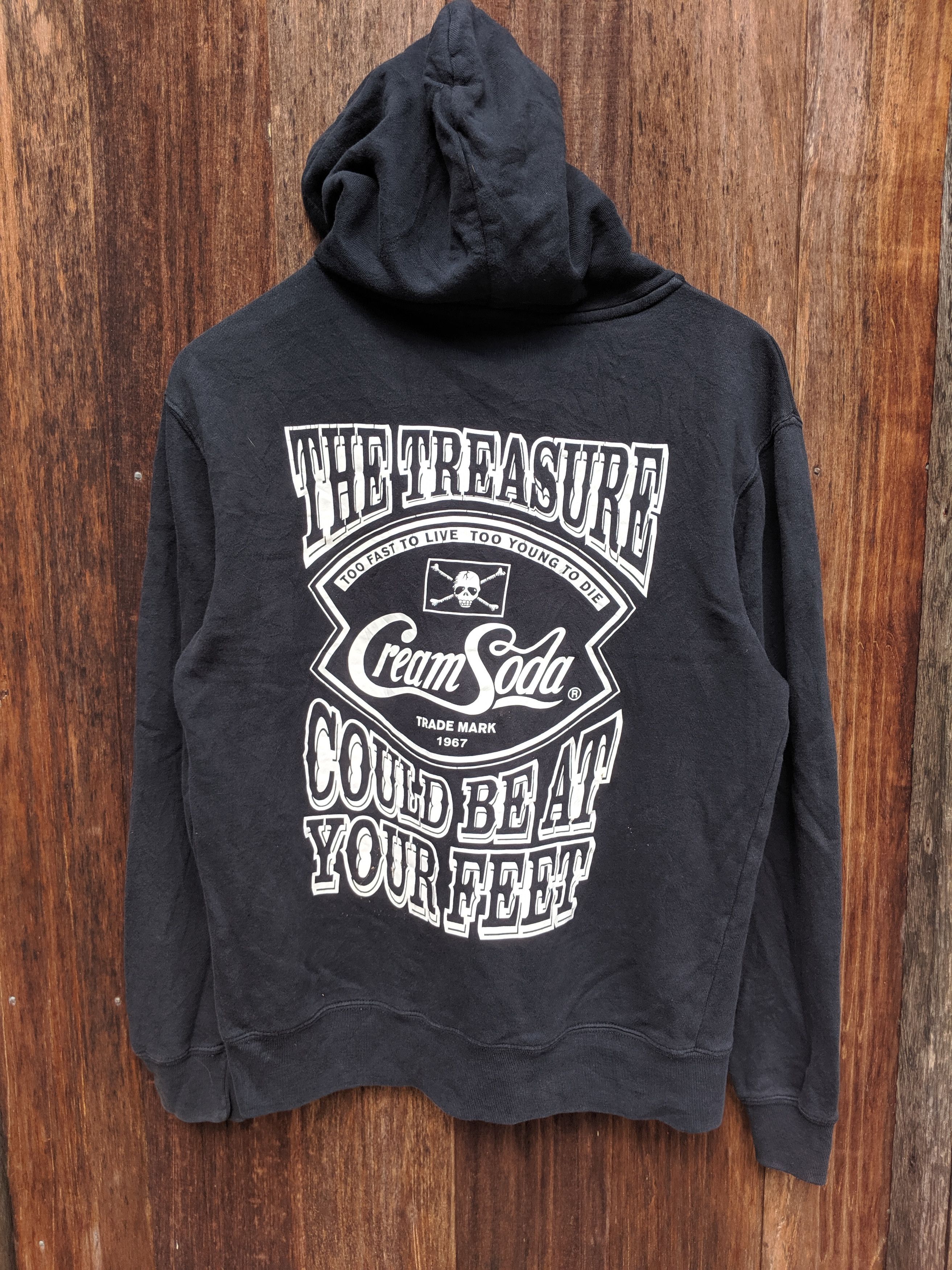 Japanese brand/fashion Cream Soda sweatshirt hoodie printed