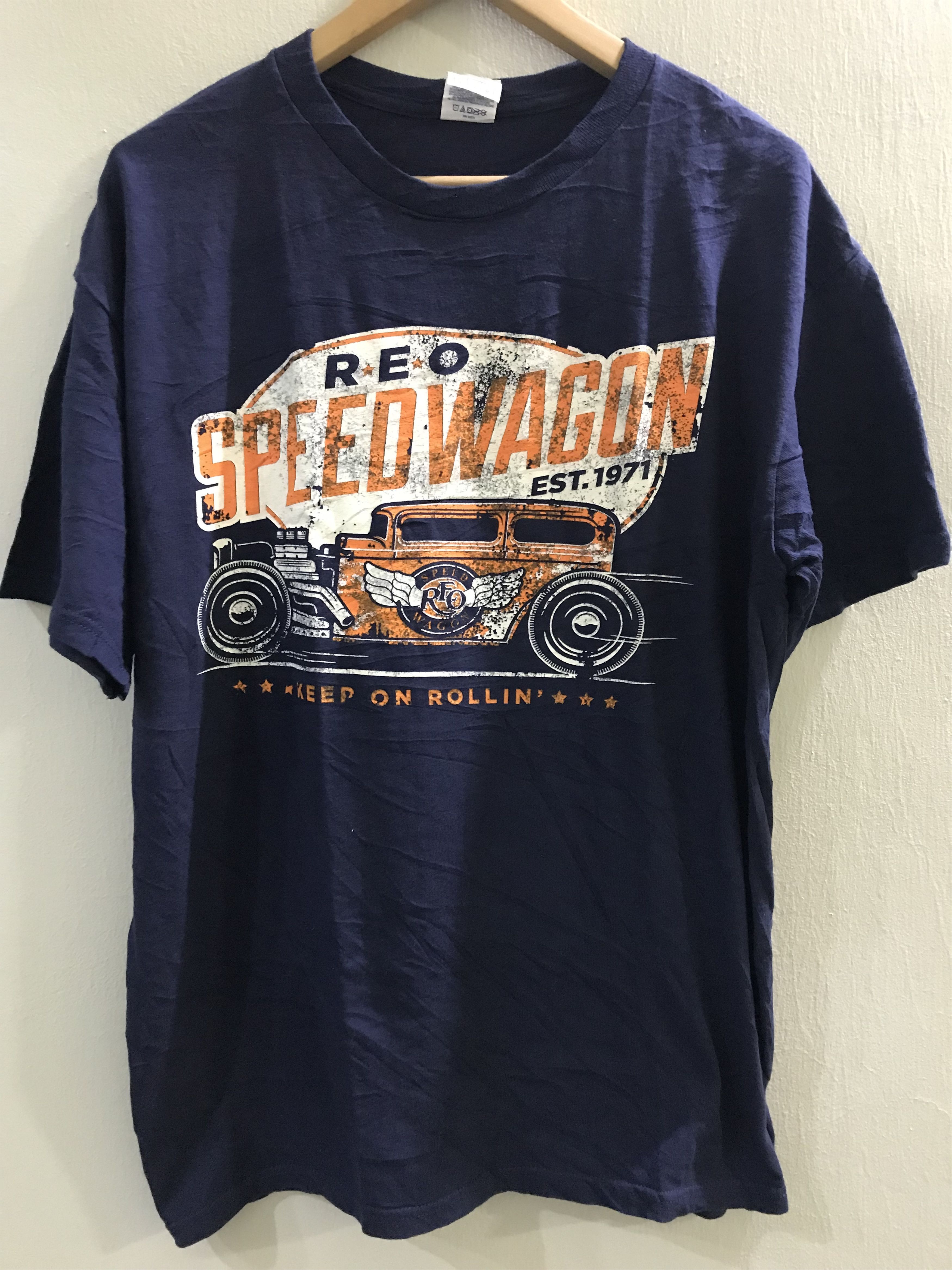 Band Tees REO SPEEDWAGON NORTH AMERICAN TOUR 2013 TEE SHIRT Size US L / EU 52-54 / 3 - 1 Thumbnail