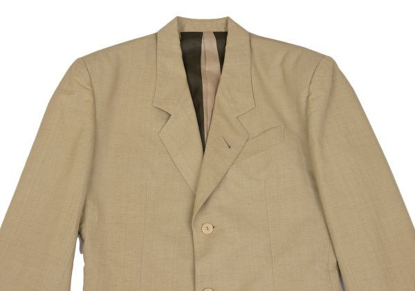Jean Paul Gaultier Jean Paul GAULTIER HOMME Cotton Linen 3B Jacket Beige Size M Size US M / EU 48-50 / 2 - 2 Thumbnail