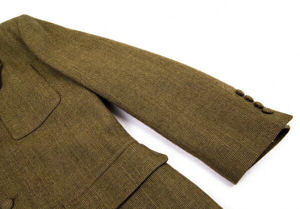 Jean Paul Gaultier Jean Paul GAULTIER HOMME Wool Blend Jacket Brown Size 48 Size US M / EU 48-50 / 2 - 6 Thumbnail