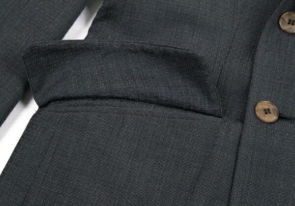 Jean Paul Gaultier Jean Paul GAULTIER HOMME Kanji Print Jacket Charcoal Size 50 Size US L / EU 52-54 / 3 - 10 Thumbnail
