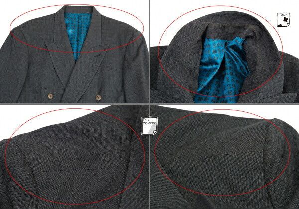 Jean Paul Gaultier Jean Paul GAULTIER HOMME Kanji Print Jacket Charcoal Size 50 Size US L / EU 52-54 / 3 - 2 Thumbnail