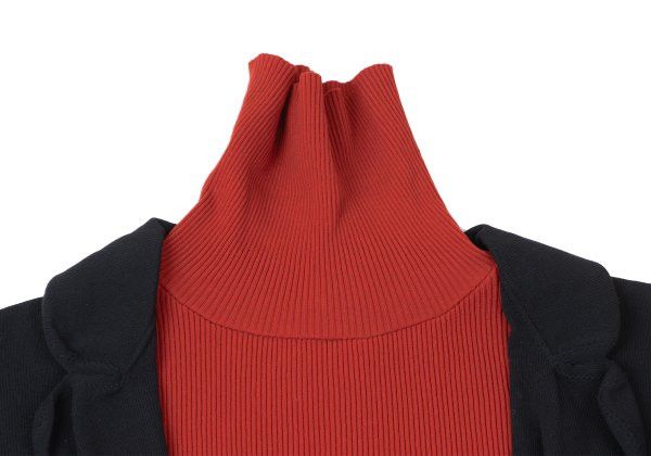 Jean Paul Gaultier Jean Paul GAULTIER CLASSIQUE Rib Black Red Jacket Size 48 Size US M / EU 48-50 / 2 - 3 Thumbnail