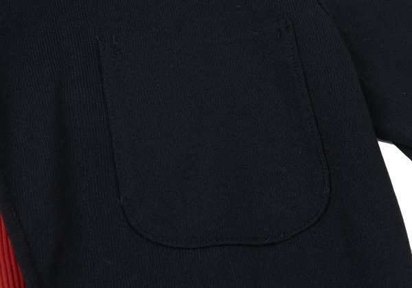 Jean Paul Gaultier Jean Paul GAULTIER CLASSIQUE Rib Black Red Jacket Size 48 Size US M / EU 48-50 / 2 - 5 Thumbnail