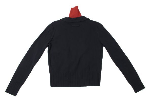 Jean Paul Gaultier Jean Paul GAULTIER CLASSIQUE Rib Black Red Jacket Size 48 Size US M / EU 48-50 / 2 - 10 Thumbnail