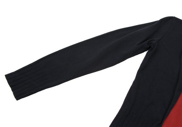 Jean Paul Gaultier Jean Paul GAULTIER CLASSIQUE Rib Black Red Jacket Size 48 Size US M / EU 48-50 / 2 - 6 Thumbnail