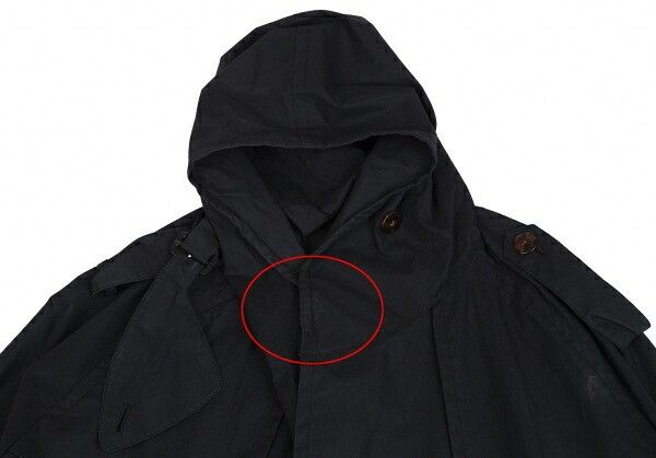 Jean Paul Gaultier Jean Paul GAULTIER HOMME Cotton Hooded Coat Blue Size 50 Size US L / EU 52-54 / 3 - 4 Thumbnail