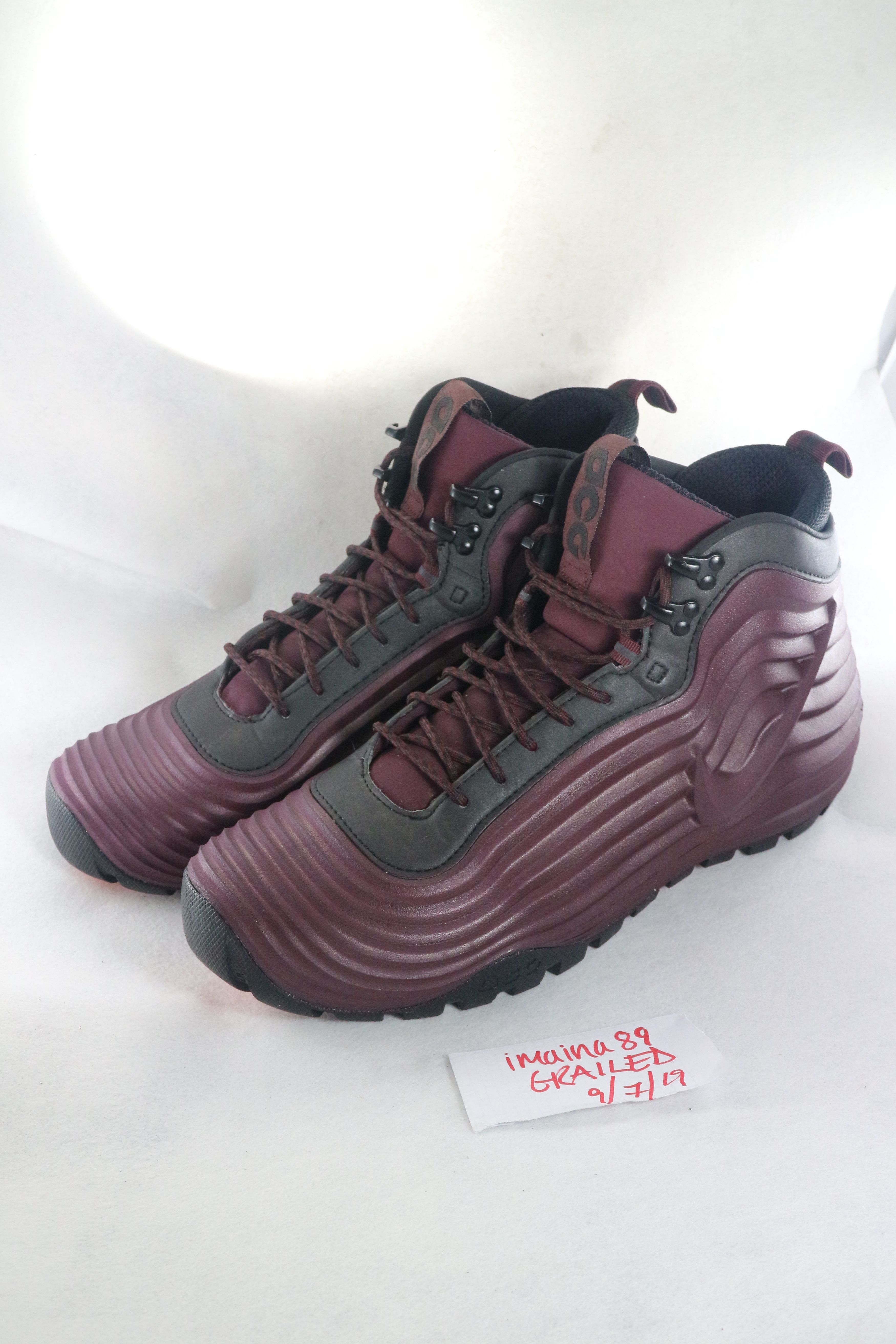 Nike × Nike ACG ACG Lunardome 1 Sneakerboot Deep Burgundy | Black Size US 11 / EU 44 - 1 Thumbnail