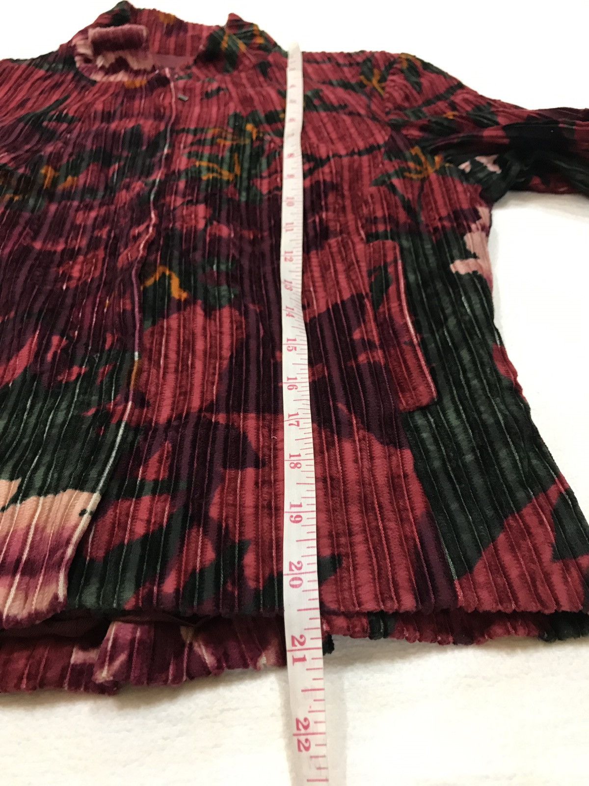 Kenzo Kenzo Unisex Red Multicolor XS Corduroy Jacket Blazer Size US XS / EU 42 / 0 - 9 Thumbnail
