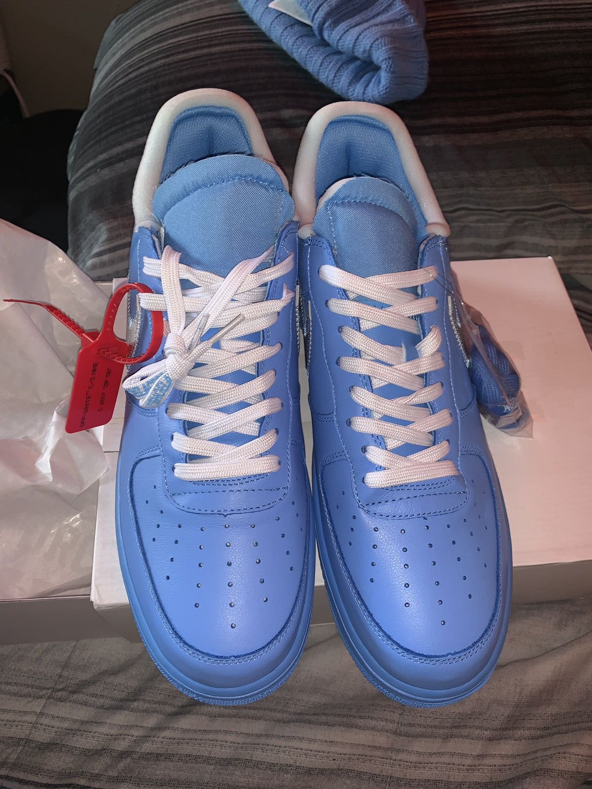 Nike × Off-White × Virgil Abloh Nike Air Force 1 ‘07 Virgil ‘MCA’ Size US 13 / EU 46 - 1 Thumbnail