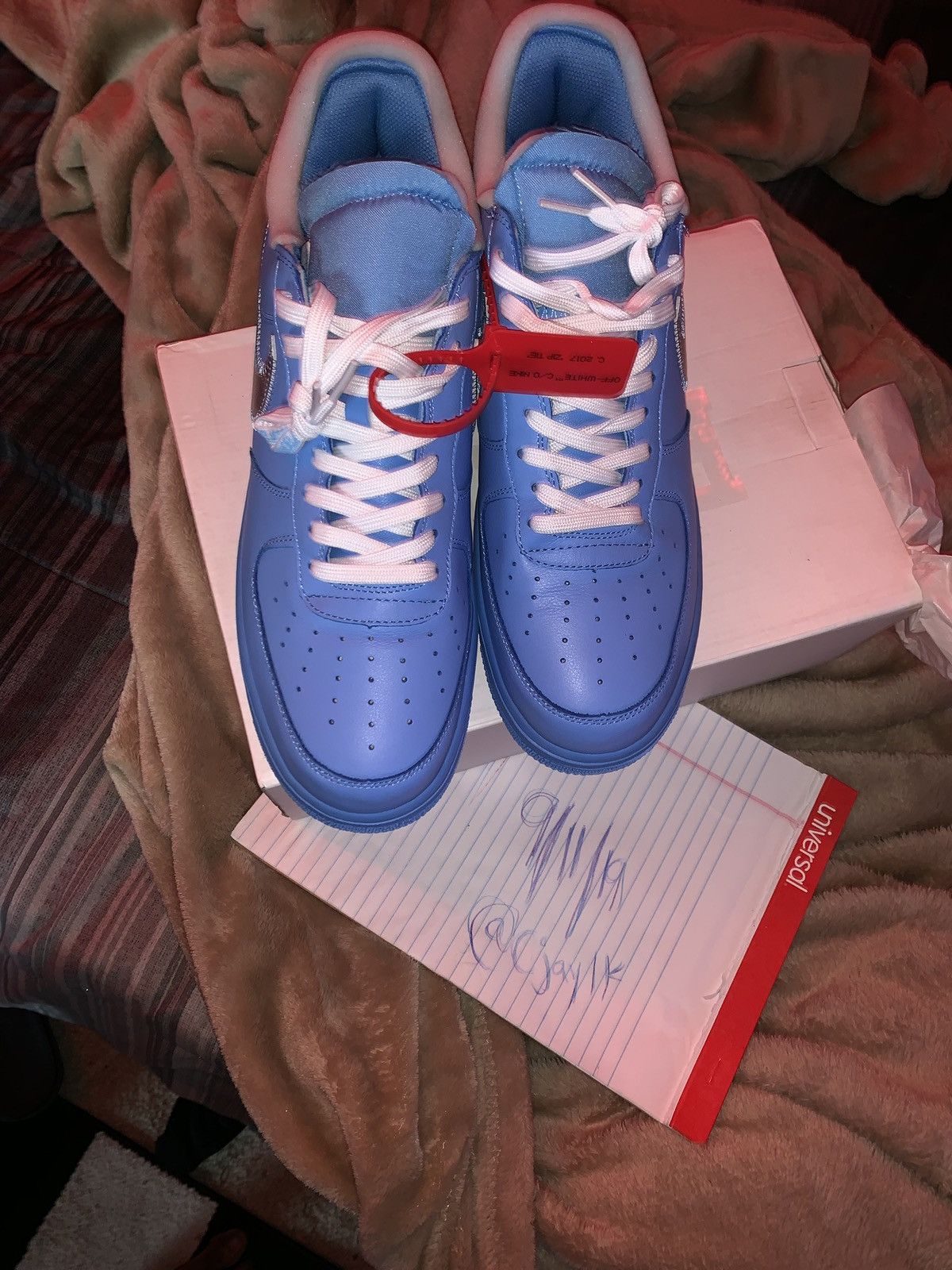 Nike × Off-White × Virgil Abloh Nike Air Force 1 ‘07 Virgil ‘MCA’ Size US 13 / EU 46 - 13 Thumbnail