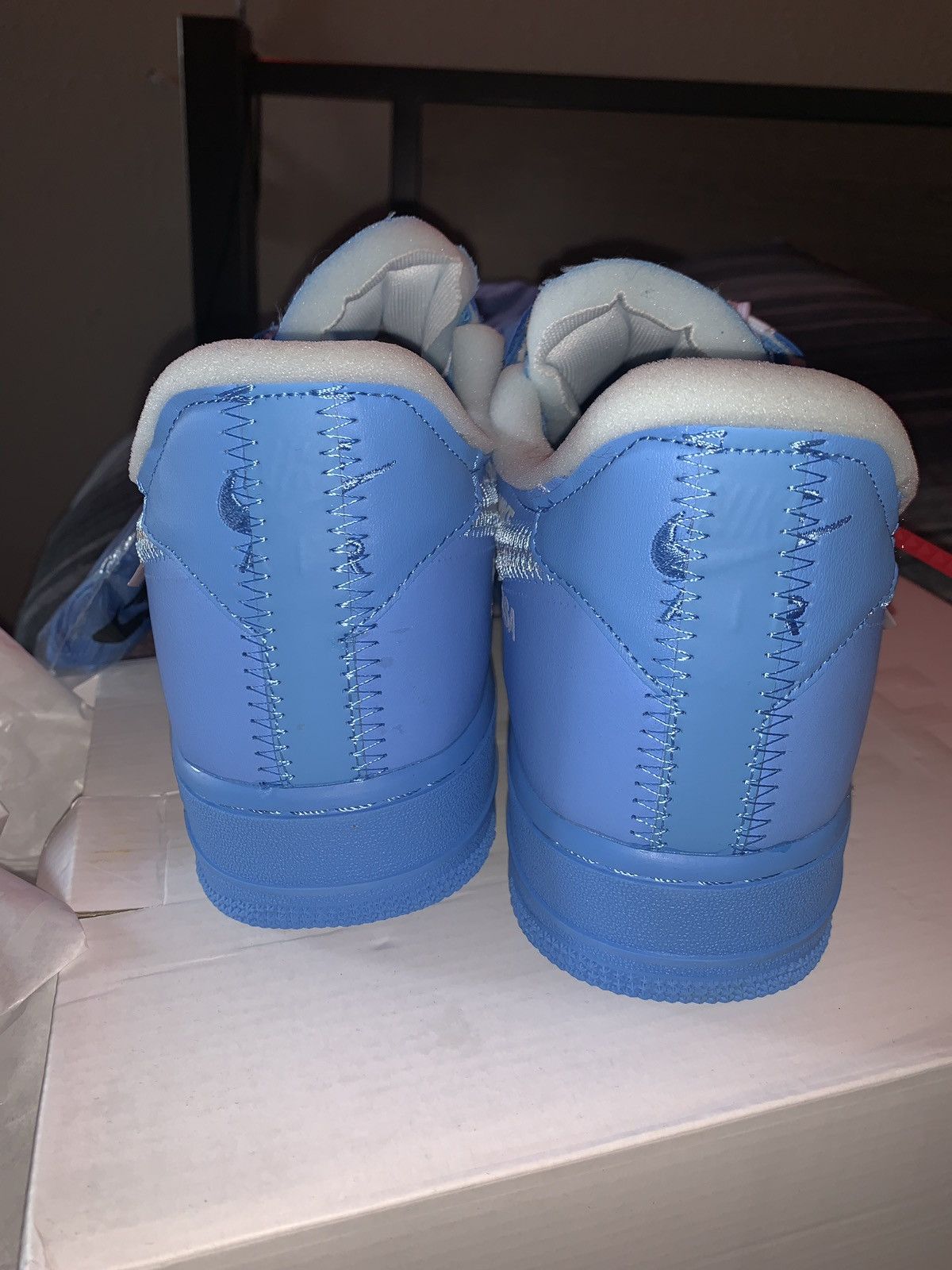 Nike × Off-White × Virgil Abloh Nike Air Force 1 ‘07 Virgil ‘MCA’ Size US 13 / EU 46 - 3 Thumbnail