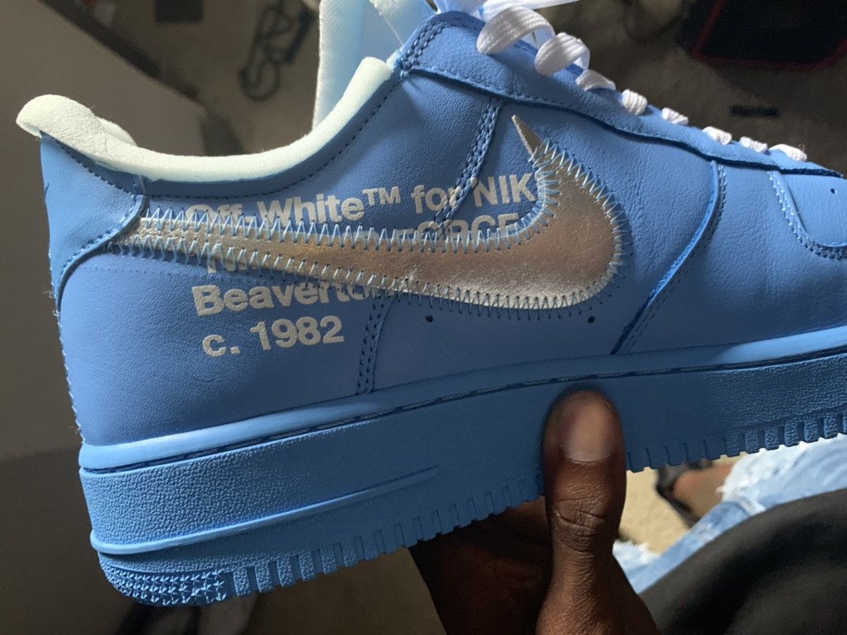 Nike × Off-White × Virgil Abloh Nike Air Force 1 ‘07 Virgil ‘MCA’ Size US 13 / EU 46 - 9 Thumbnail