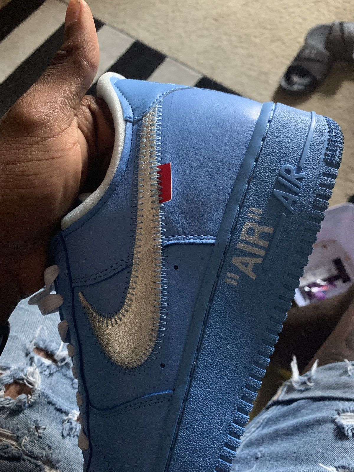 Nike × Off-White × Virgil Abloh Nike Air Force 1 ‘07 Virgil ‘MCA’ Size US 13 / EU 46 - 10 Thumbnail