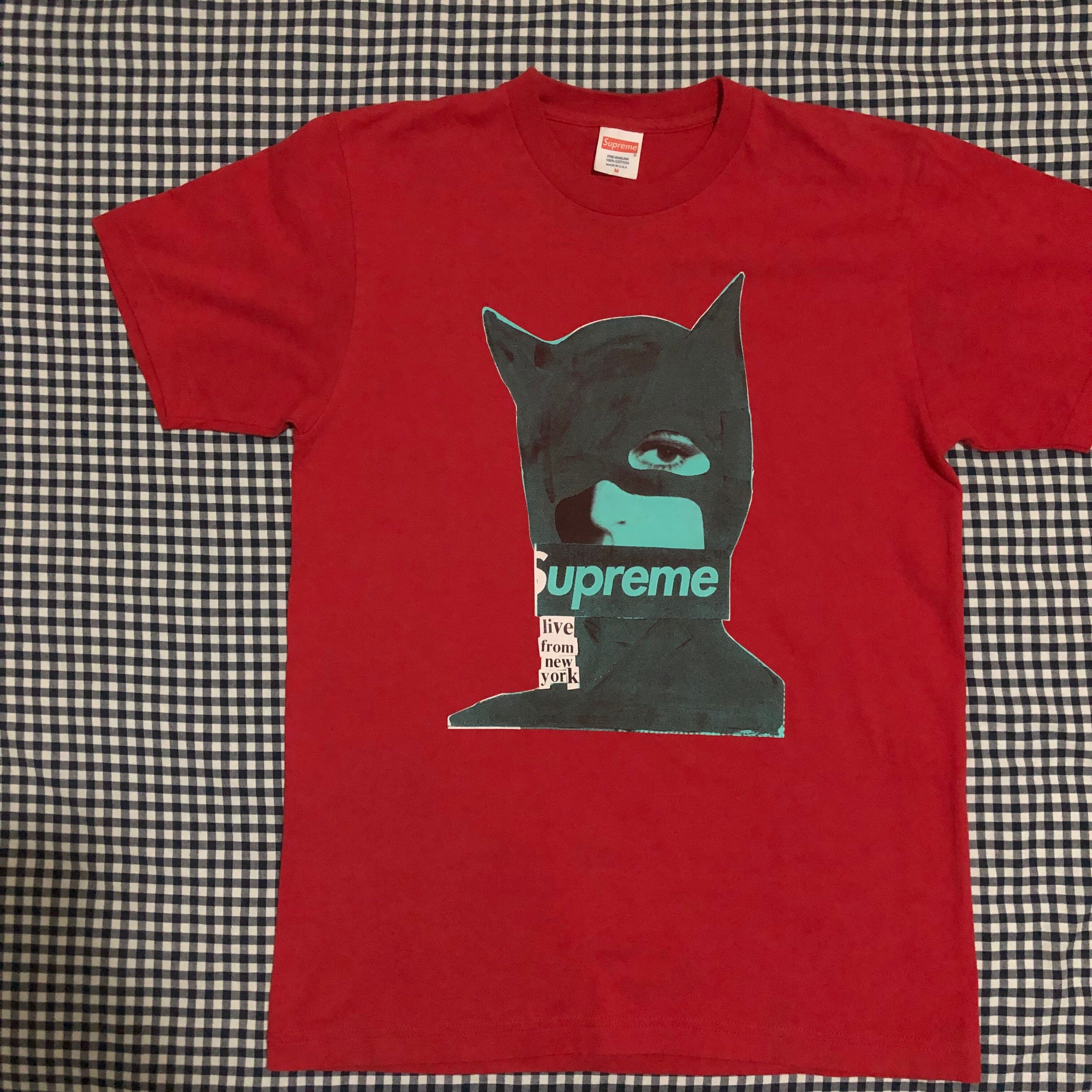 Supreme Supreme Catwoman Tee Red SS13 | Grailed