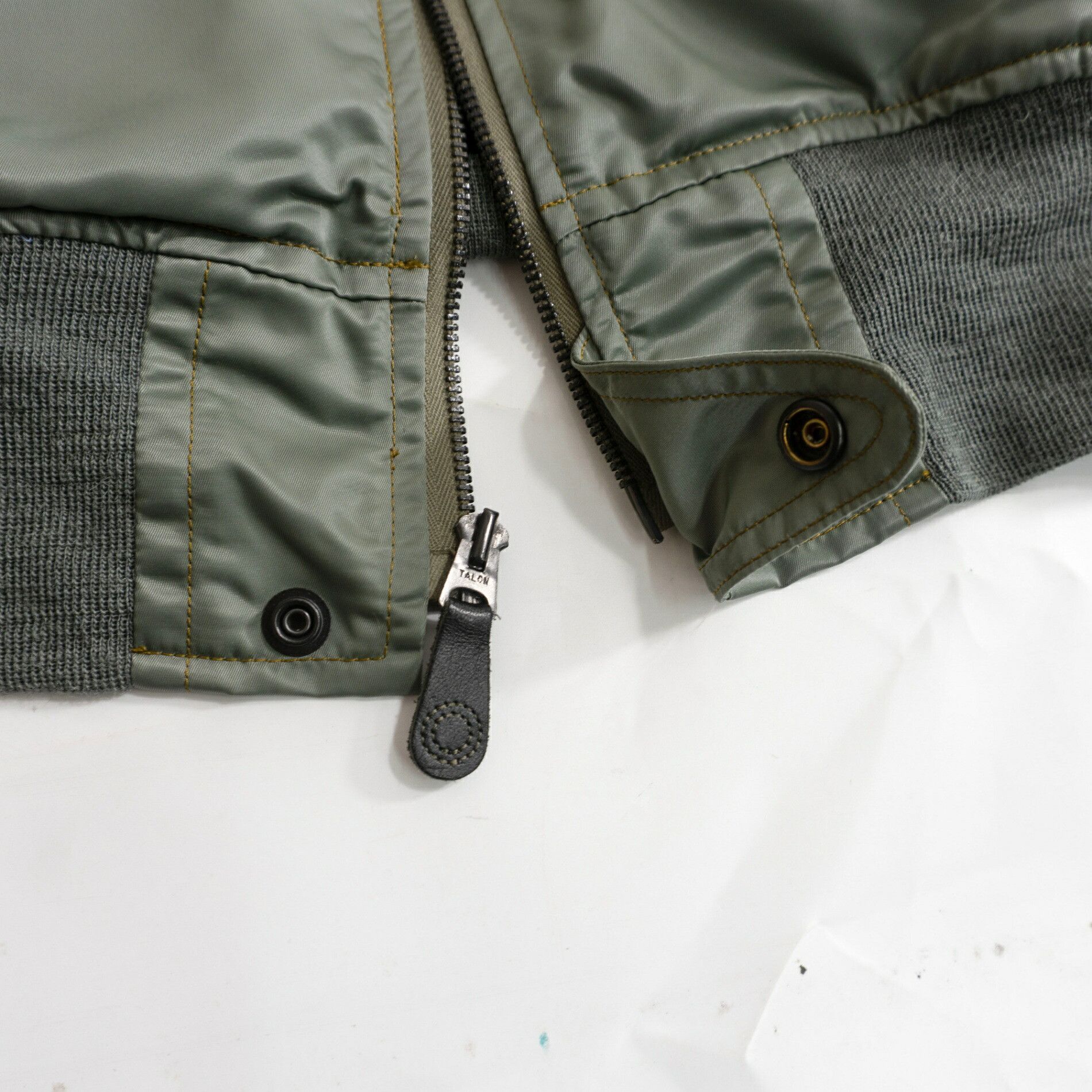 The Real Mccoy's Usaf L-2b Flight Jacket Size L in Green, Men's — image 4 of 6