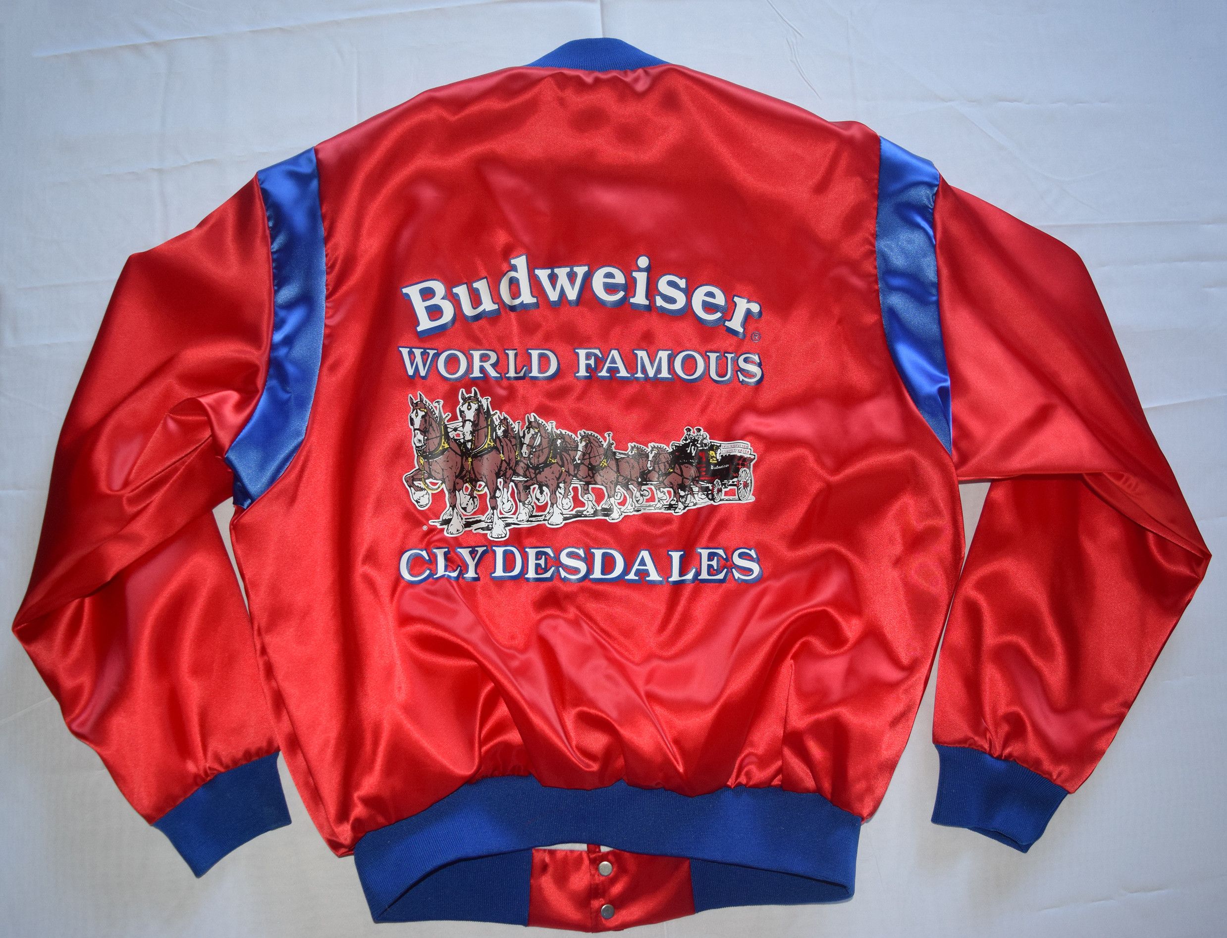 Budweiser Vintage Clydesdales Bomber Jacket | Grailed