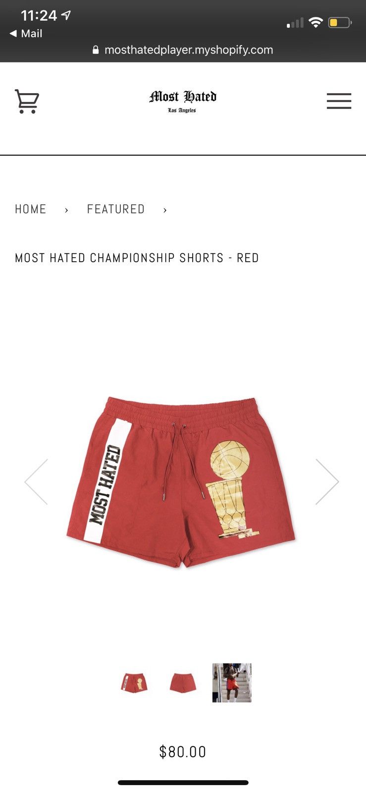 Most hated hot sale championship shorts