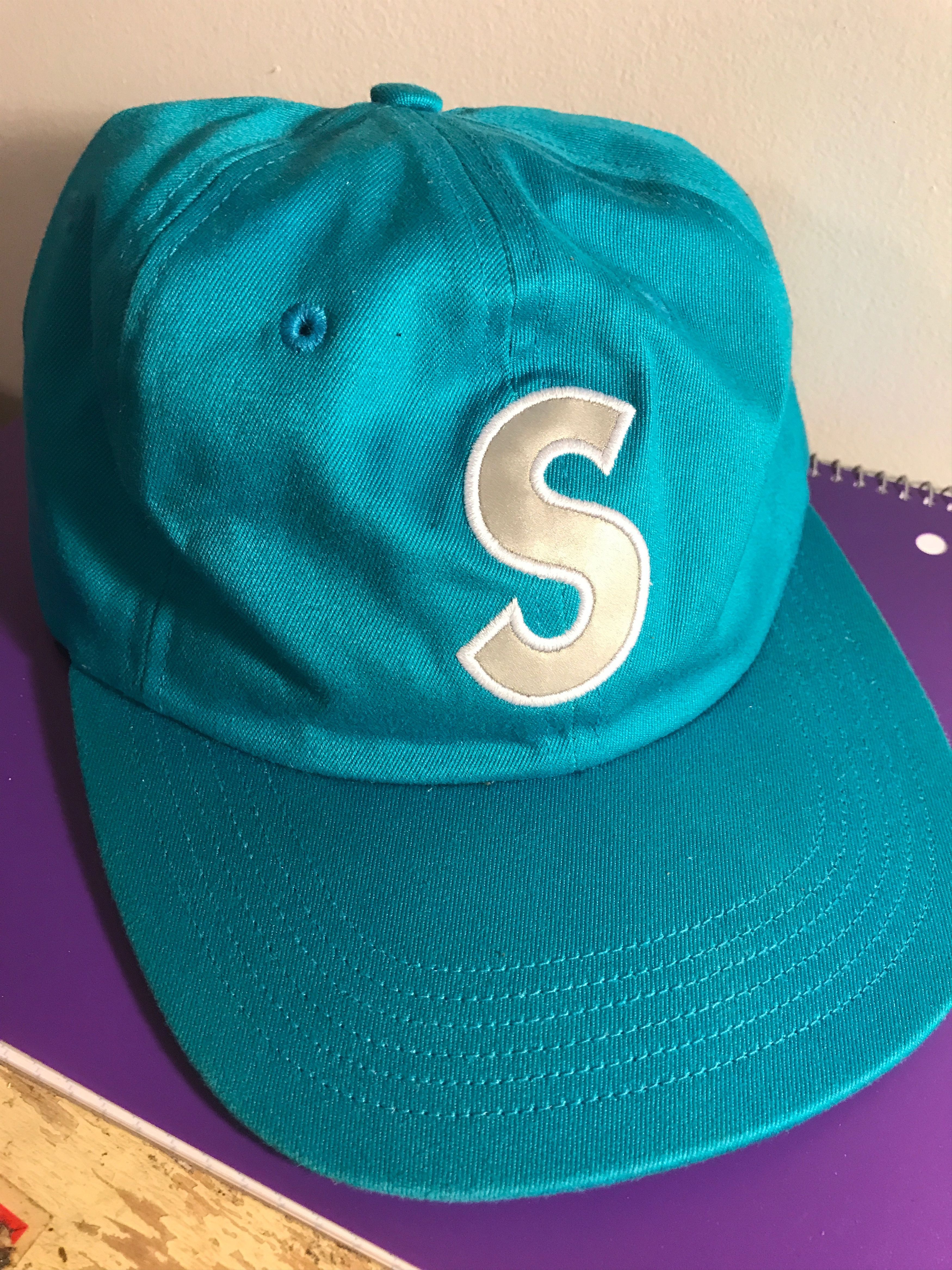 Supreme 3M® Reflective S Logo 6-Panel - Teal Size ONE SIZE - 1 Preview