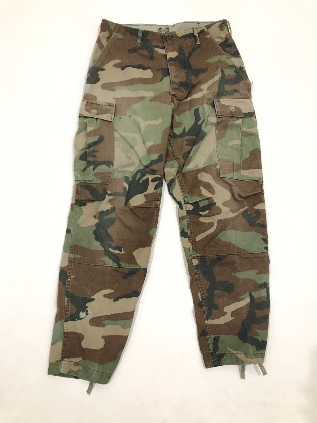 Vintage Vintage 80s tactical camo cargo pants very rare adjustable ...