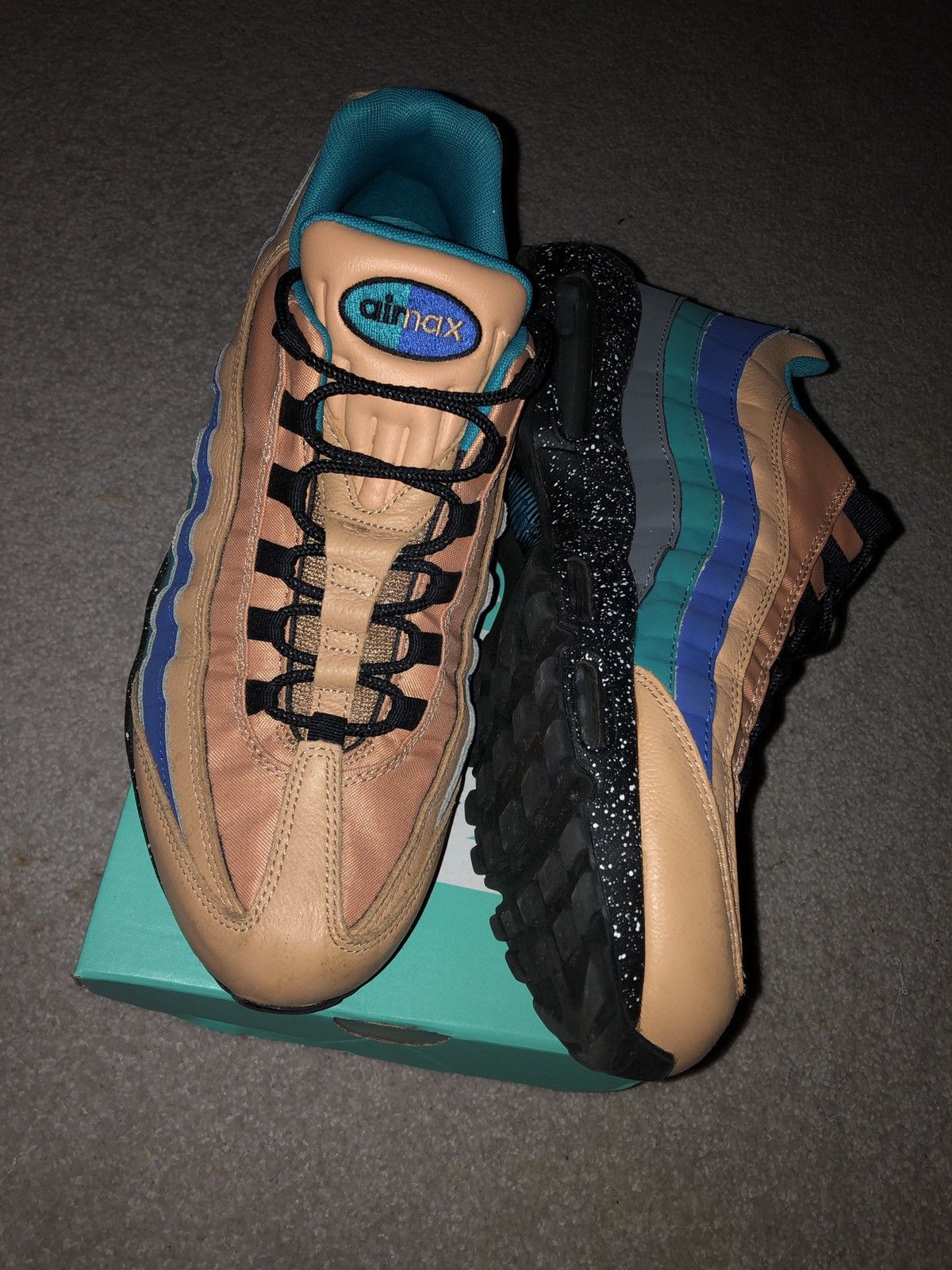 Nike Nike Air Max 95 Premium Praline Turbo Green Cool Grey Grailed