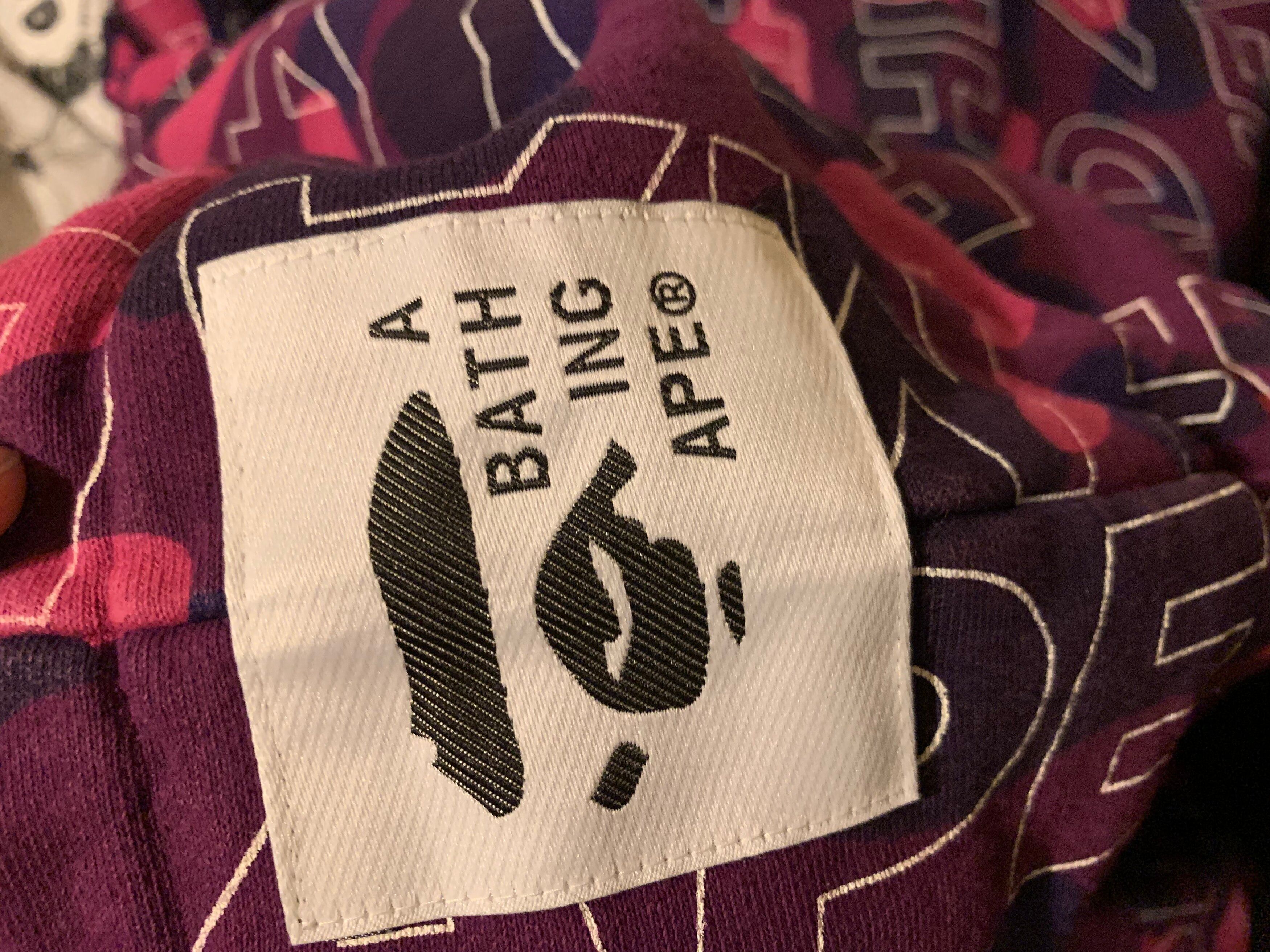 Bape Bape Purple Camo sleeveless hoodie Size US M / EU 48-50 / 2 - 3 Thumbnail