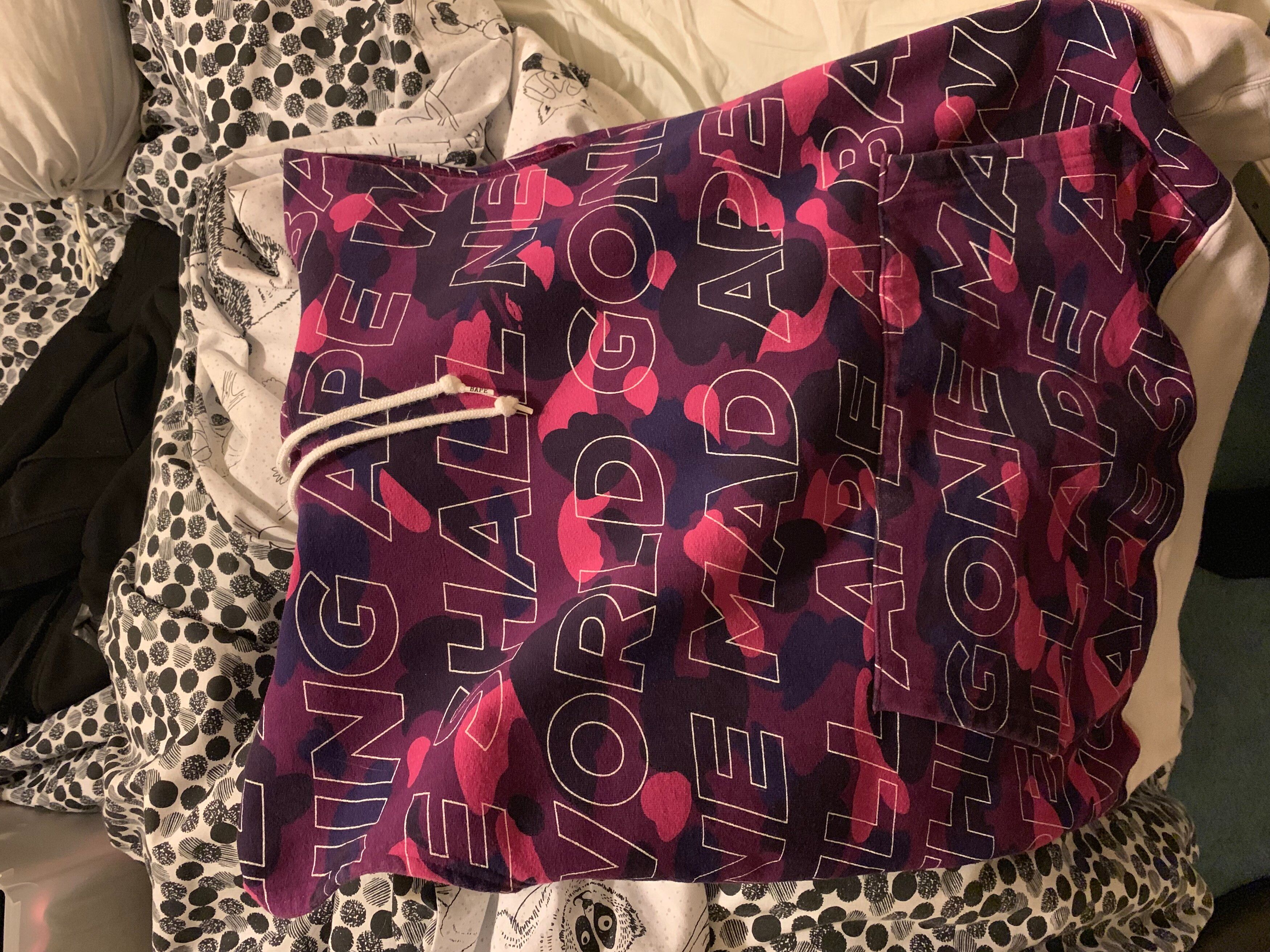 Bape Bape Purple Camo sleeveless hoodie Size US M / EU 48-50 / 2 - 1 Preview