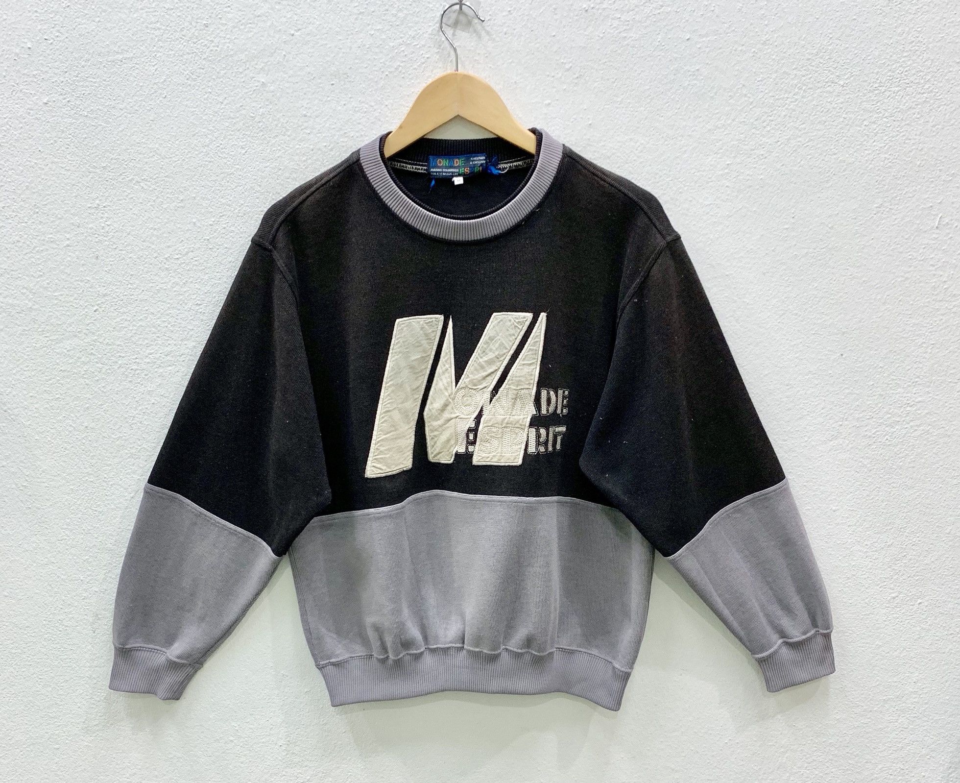 Esprit Vintage Monade Esprit Sweatshirts Colour Block Nice Design Size US M / EU 48-50 / 2 - 1 Thumbnail