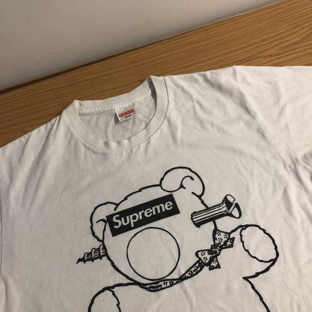 Supreme, Tops, Supreme Undercover Box Logo Bear Tee