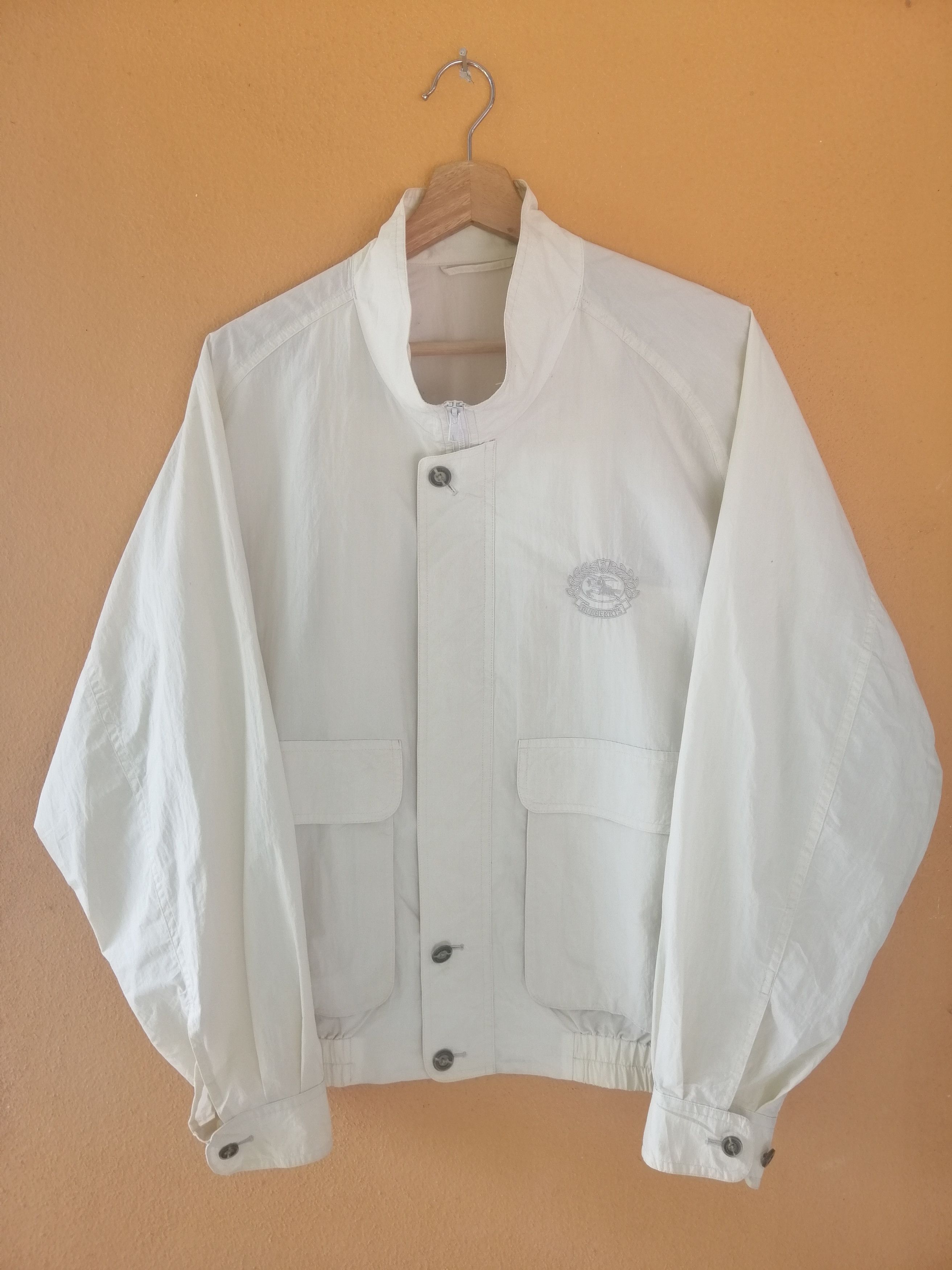 Burberry Vintage BURBERRYS Jacket Old Logo Burberry Nice Design Size US L / EU 52-54 / 3 - 1 Thumbnail