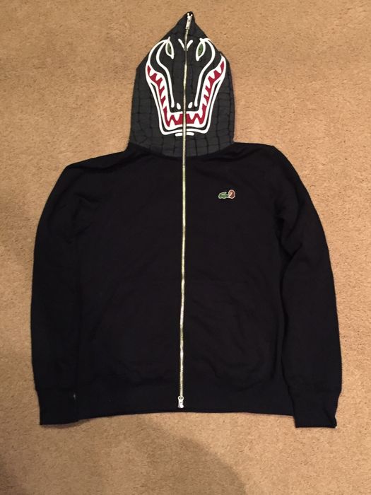 Lacoste 2024 bape hoodie